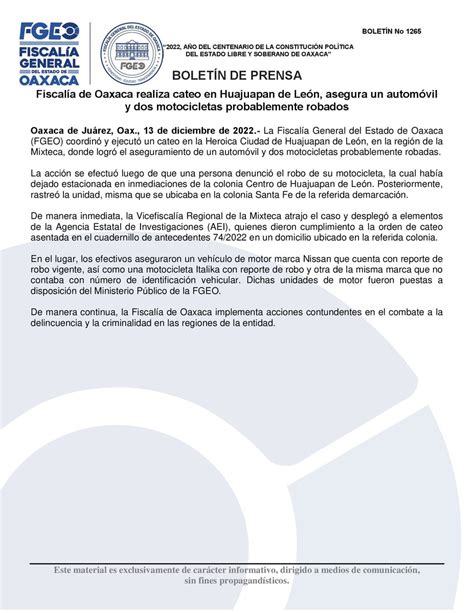 Fiscalía General on Twitter FISCALIA GobOax realiza cateo en