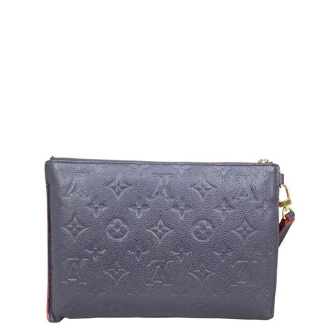 48 zdjęć M68705 torebka POCHETTE MELANIE MM MONOGRAM EMPREINTE CZARNA SKÓRA