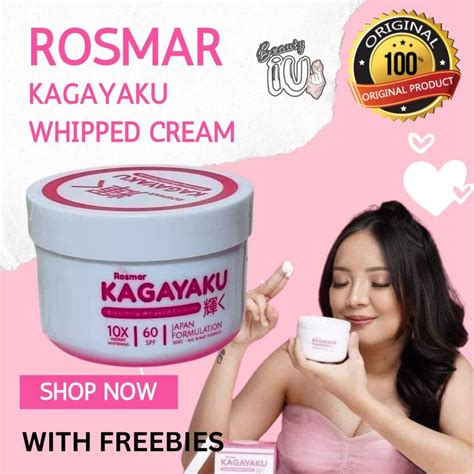 Rosmar Kagayaku Bleaching Whipped Formula Cream 300g Shopee Philippines