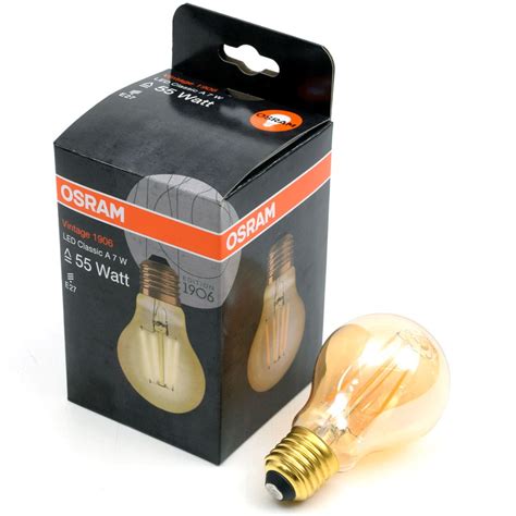 Żarówka Led Filament Osram E27 7w Barwa Ciepła Miodowa Romir Sklep Z