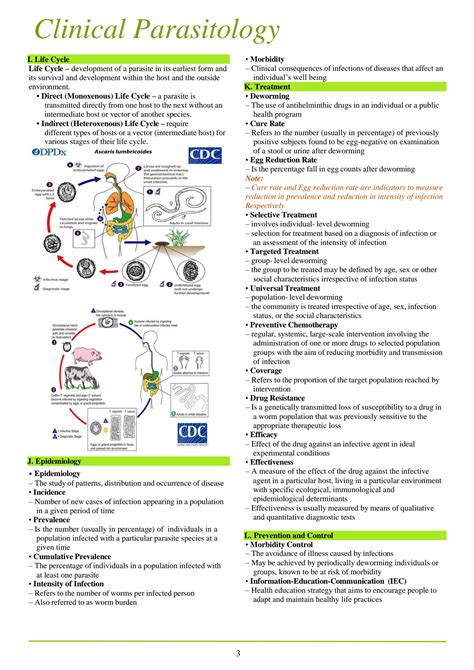 SOLUTION Introduction To Clinical Parasitology Intestinal Nematodes