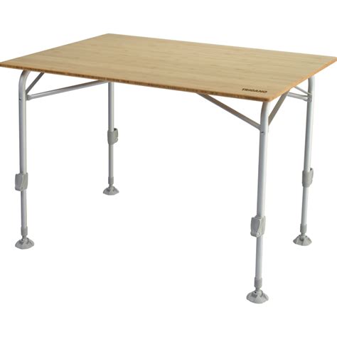 Table Bambou Et Aluminium Trigano Table Pliante Pour Fourgon Am Nag