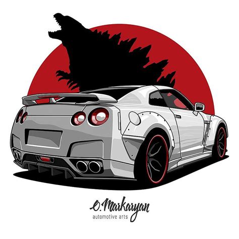 Haciendo Camisetas Nissan Gtr Dibujos Geniales De Autos Dibujo Gtr