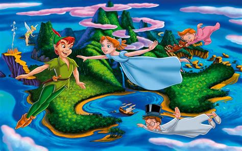 Peter Pan And Wendy Darling Wallpapers Wallpaper Cave Hot Sex Picture