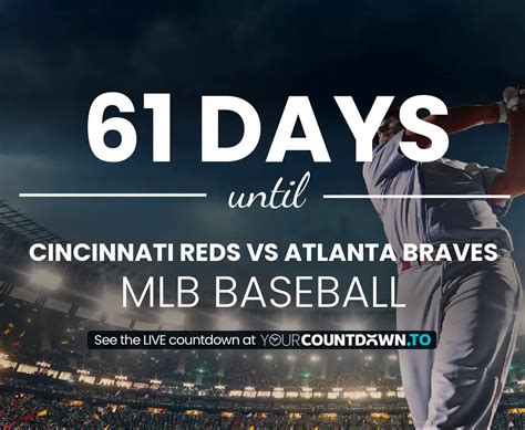 Cincinnati Reds Vs Atlanta Braves Countdown 2024 Baseball