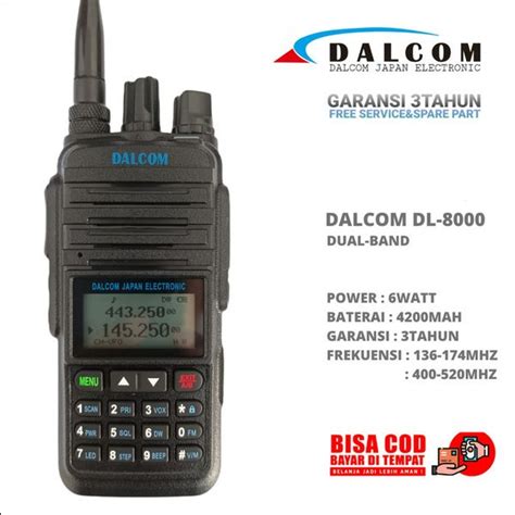 Jual HT DALCOM JAPAN DL 8000 DUAL BAND ALT HT ICOM HT ALINCO HT