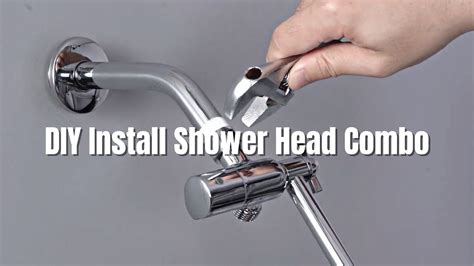 How To Install Hibbent Rainfall Shower Head And Handheld Showerhead Combo Installation Tutorial