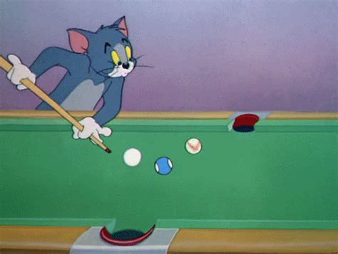 Tom And Jerry Cartoon Cue Ball Cat GIF - Cartoons Retro - Discover ...