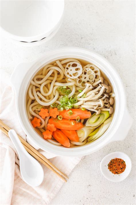 Easy Vegan Udon Noodle Soup Recipe With Homemade Broth Veggiekins Blog