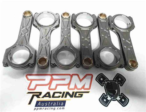 FORD BARRA AU BA BF FG H BEAM CONNECTING RODS PPM Racing