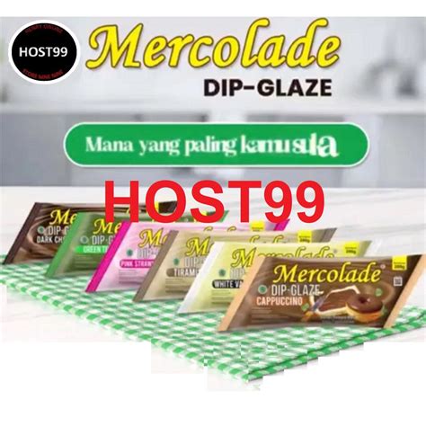 Jual NEW DIP GLAZE MERCOLADE RAINBOW TOPPING CAIR MANIS DIP GLAZE 200 G