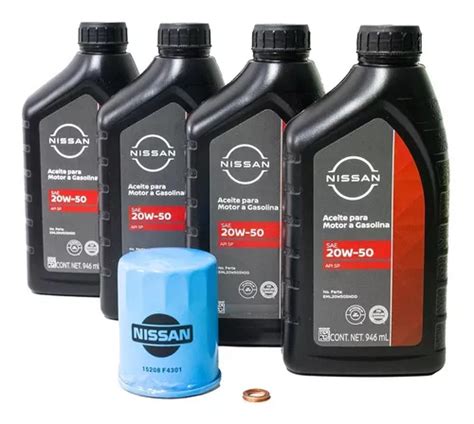 Kit De Afinacion Con Aceite 20w 50 Original Nissan Tsuru Envío gratis