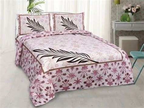 Floral Print Cotton Bed Sheet Type Double At Rs Piece In Jaipur