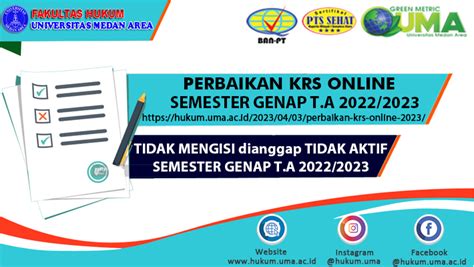 Perbaikan Krs Online Semester Genap T A