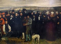 Gustave Courbet, A Burial at Ornans – Smarthistory