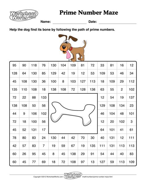 Prime And Composite Numbers Worksheet – E Street Light