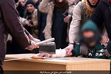 Horrific Video Shows ISIS Chop Off Hand Of Thief As They Implement