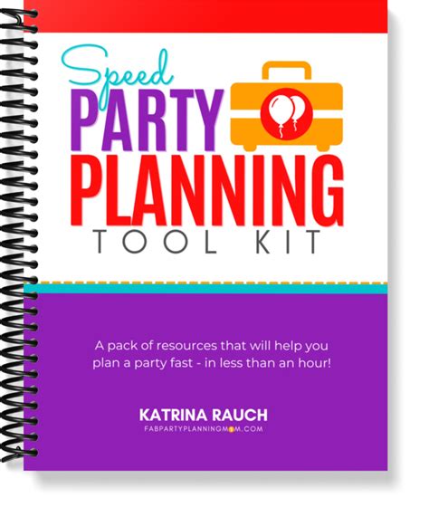 Speed Party Planning Tool Kit - FAB Party Planning Mom