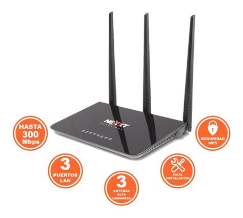 Router Wifi Nexxt Nebula Plus Mbps Rompemuros Computop