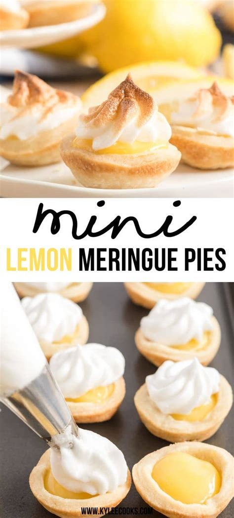 Easy Lemon Meringue Pie Minis Kylee Cooks