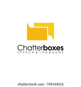 Chat Box Logo Stock Vector (Royalty Free) 749144515