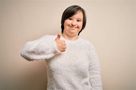 107 Down Syndrome Woman Thumbs Up Stock Photos Free And Royalty Free