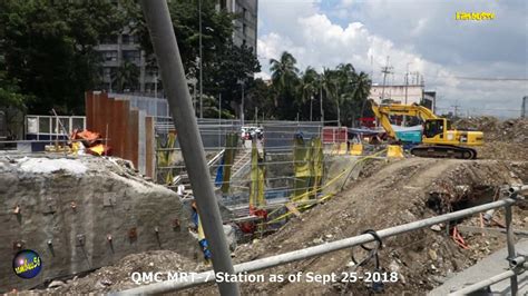 MRT 7 Quezon Memorial Circle QMC Station Update September 26 2018