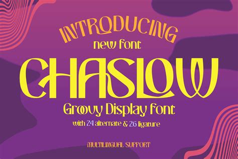 Chaslow Groovy Font Free Download Fancy Fonts