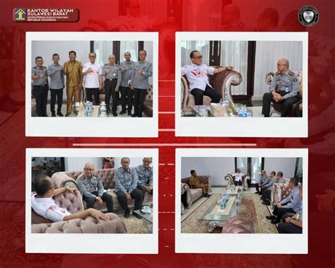 Audiensi Kakanwil Kemenkumham Sulbar Beserta Pimti Dengan Pj Gubernur