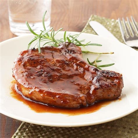 Lemon Raspberry Glazed Pork Chops Recipe EatingWell