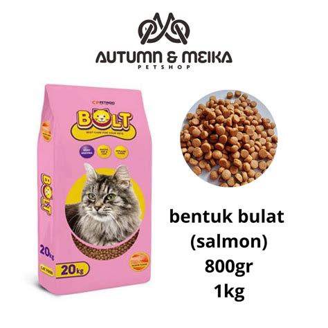 Jual Bolt Makanan Kucing Bolt Tuna Salmon Bolt Ikan Donat Bulat