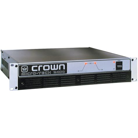 Crown Micro-Tech 2400 Power Amplifier | Reverb