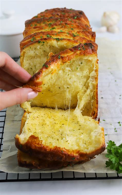 Cheesy Pull Apart Garlic Bread Bread By Elise