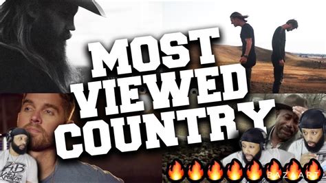 TOP 100 MOST VIEWED COUNTRY SONGS REACTION A LOT OF GREAT SONGS