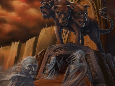 Cerberus - A three-headed dog that guards the entrance to Hades ...