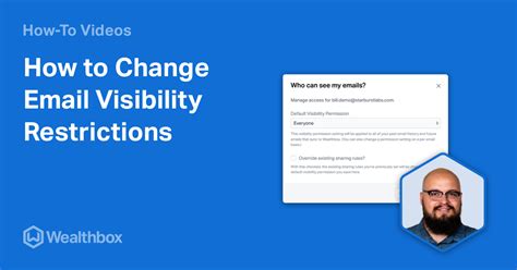 How To Change Email Visibility Restrictions Wealthbox Crm