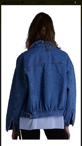 Campera Rígida De Jeans Mujer Boyfriends Oversize Vintage en venta en