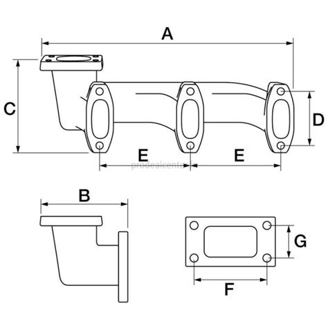 Collecteur d échappement pour Deutz 6006 3363915