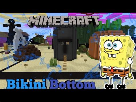 Minecraft SpongeBob SquarePants Map Touring Bikini Bottom YouTube