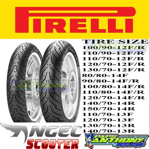 Pirelli Angel Scooter Tubeless Tires X X X Free Tire Sealant