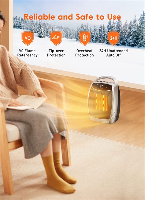 GiveBest Space Heaters For Indoor Use Portable Heater With Thermostat