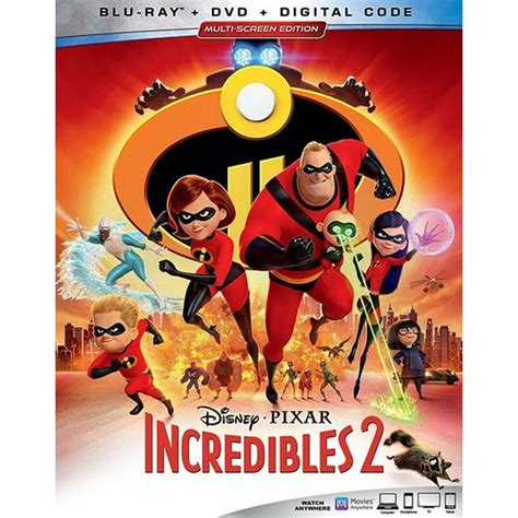 Incredibles 2 (Blu-ray + DVD + Digital Copy) - Walmart.com - Walmart.com