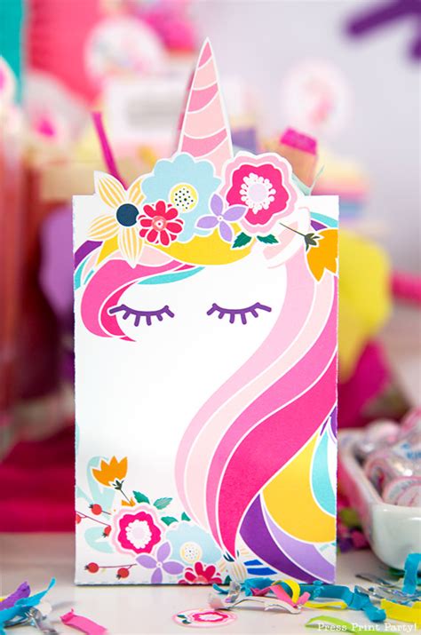 Truly Magical Unicorn Birthday Party Decorations (DIY) - Press Print Party!