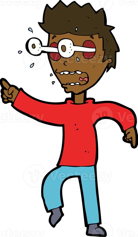 Cartoon Man With Popping Out Eyes 44934994 Png