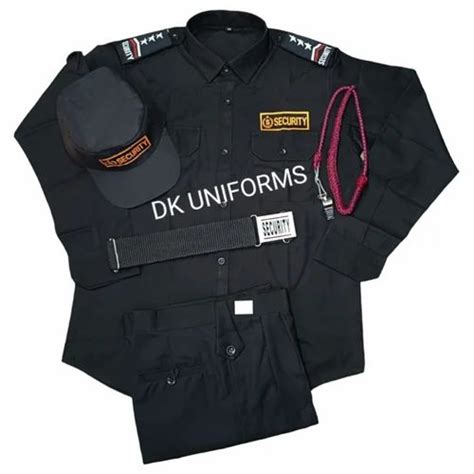 Polycotton Black Security Guard Uniform at ₹ 649/piece in New Delhi ...