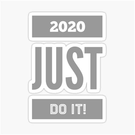 Just Do It Sticker By Sketchedbyd Redbubble