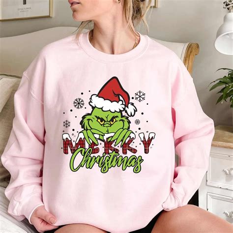 Christmas Shirts Grinch, Grinch Long Sleeve T Shirt, Christmas Gift ...