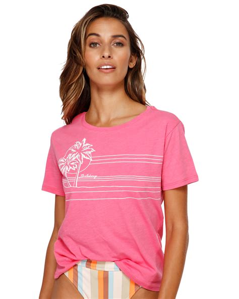 Billabong Best Of Times Tee Sunset Pink Surfstitch