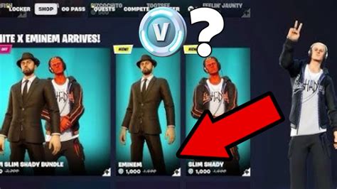 How Much Will The Eminem Skins Lot Cost In Fortnite How Many Bucks