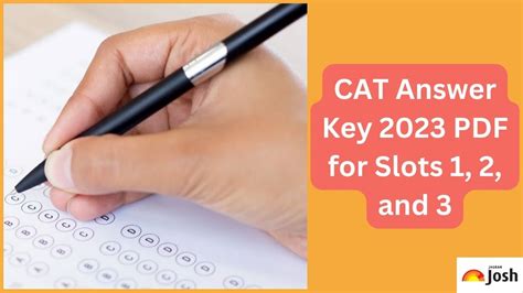 CAT 2023 Answer key Released: Download Slot 1, 2 & 3 Answer Key PDFs ...